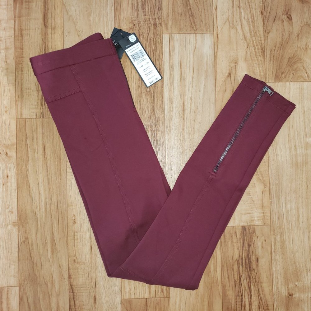 NEW BCBG Max Azria "Christopher" Zippered Leggings - Picture 7 of 9